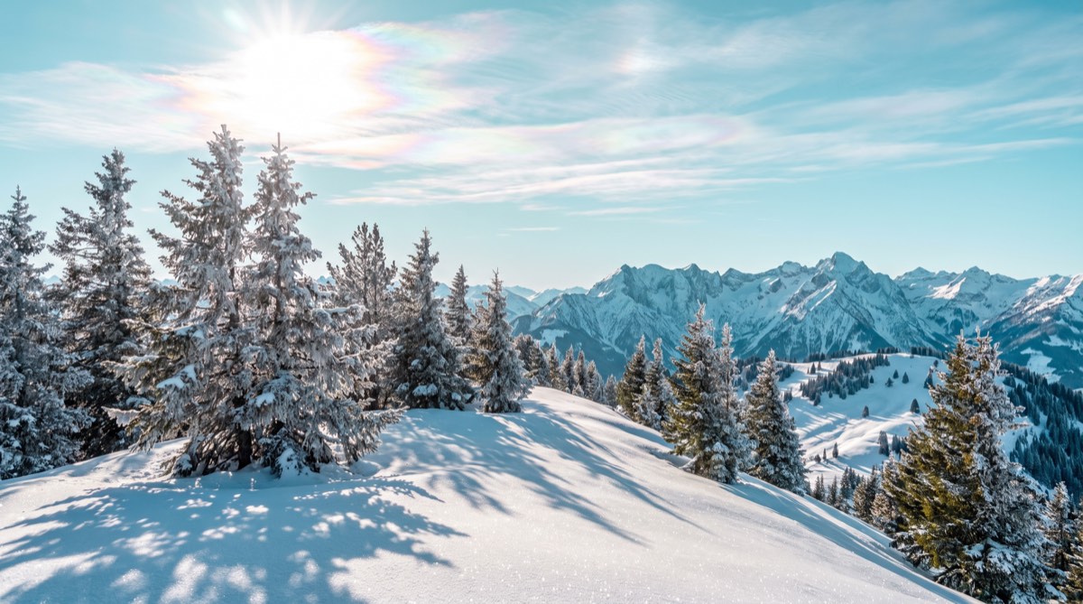 Winter crystal clarity